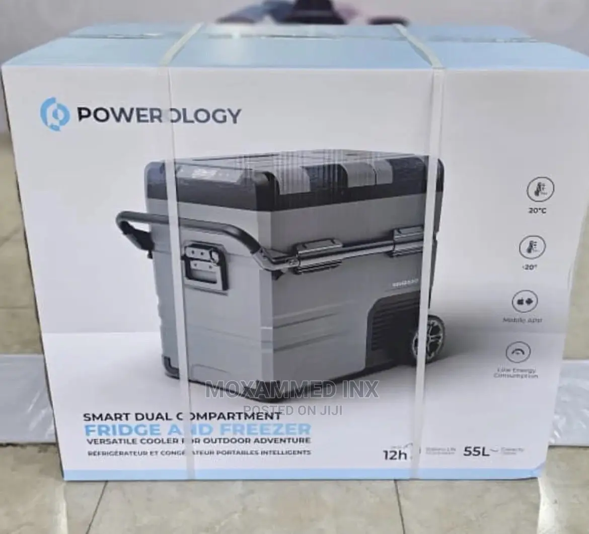 Powerlogy Smart Dual Compartment Fridge and Freezer