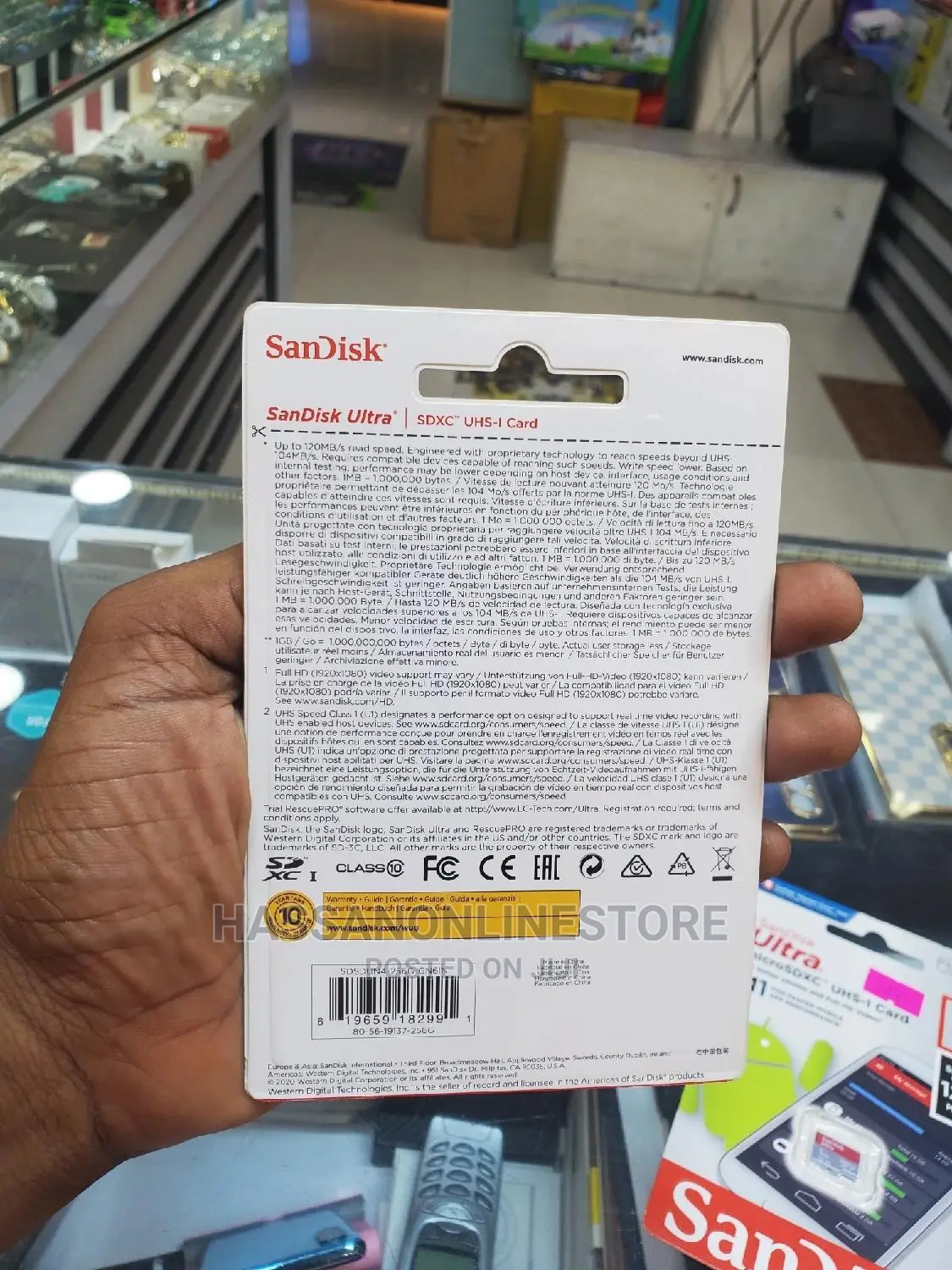 Sandisk Ultra SDXCTM UHS-I Card 256GB