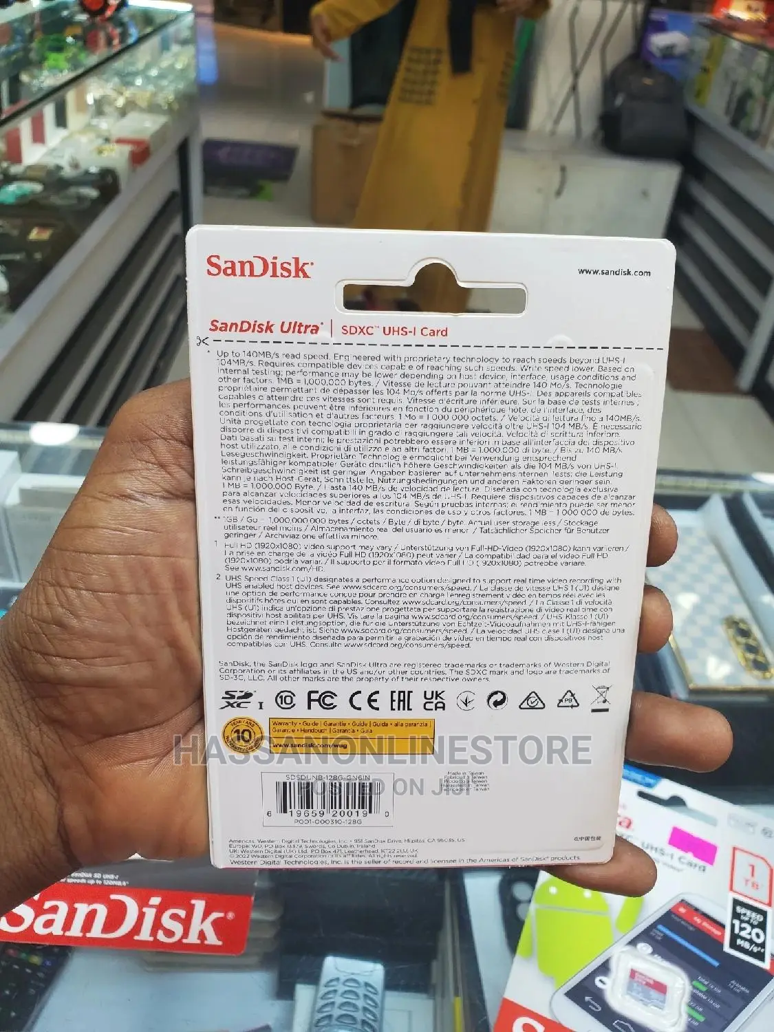 Sandisk Ultra SDXCTM UHS-I Card 128GB