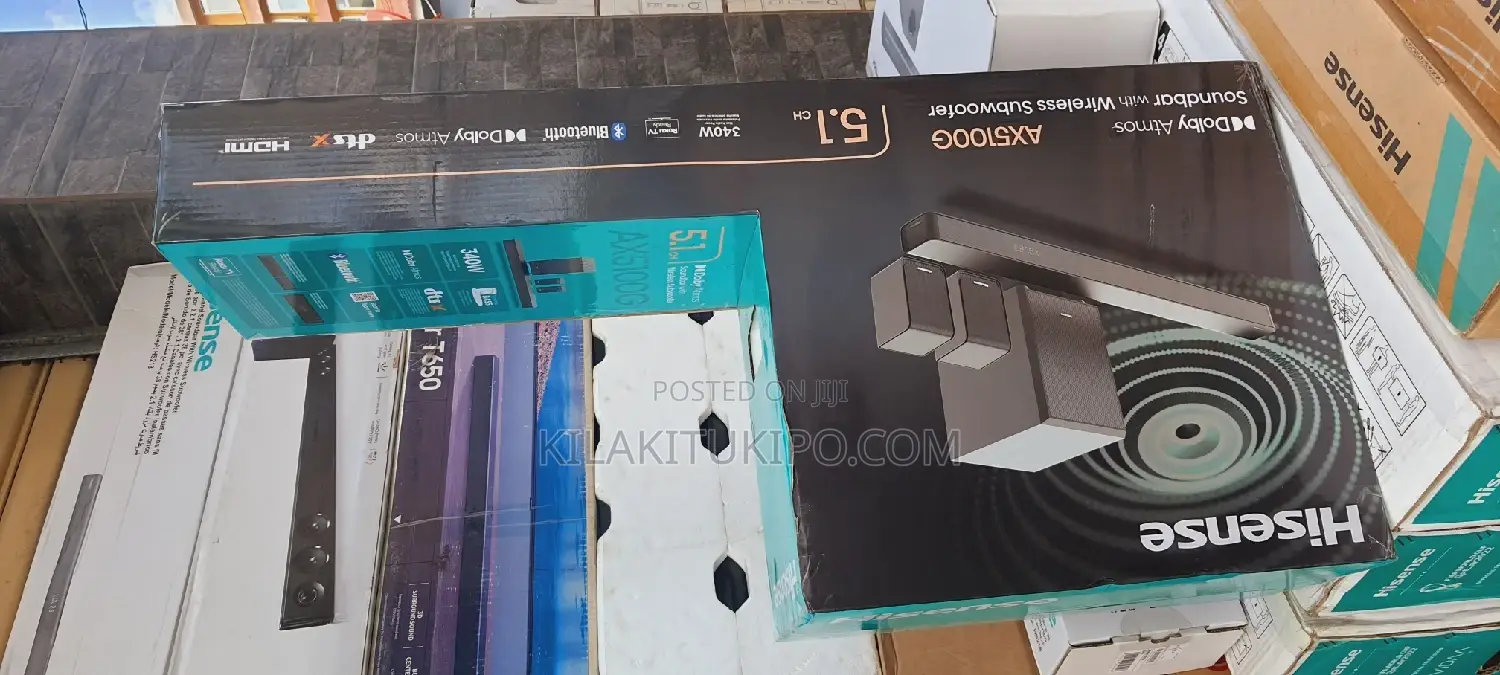 Sound Bar With Wireless Subwoofer 340W