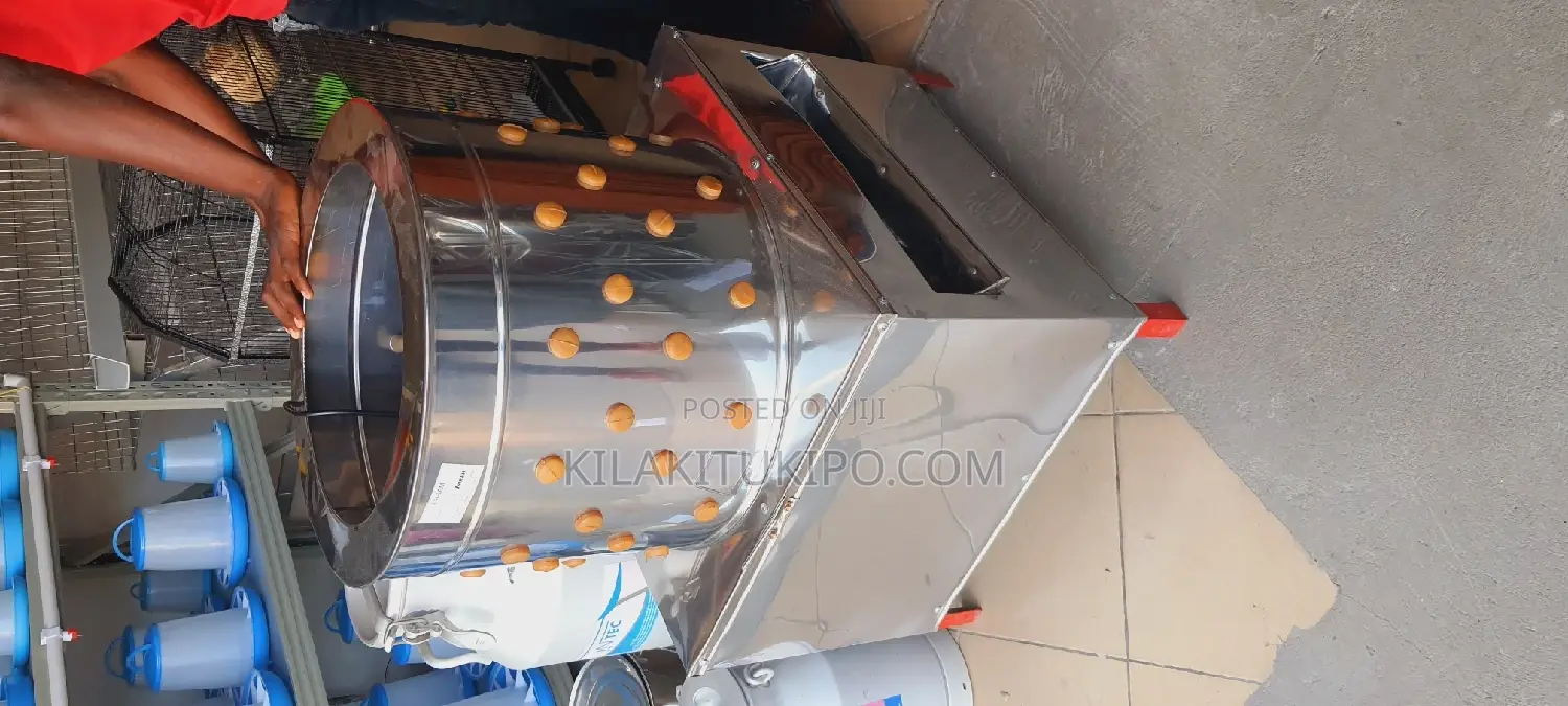 Plucking Chicken Feathers Machine
