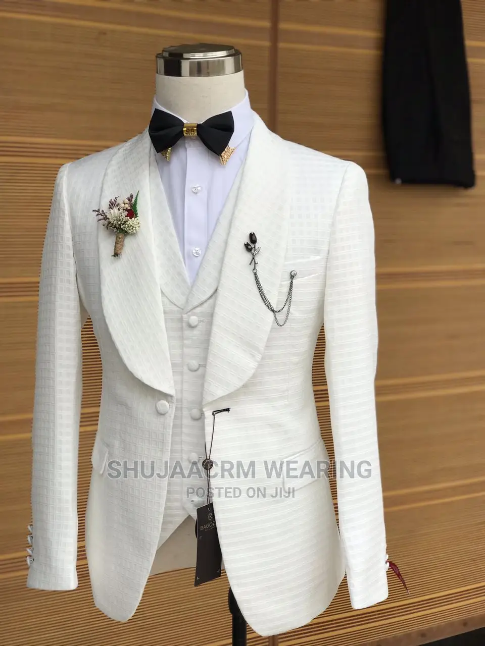 White Suti Za Kiume