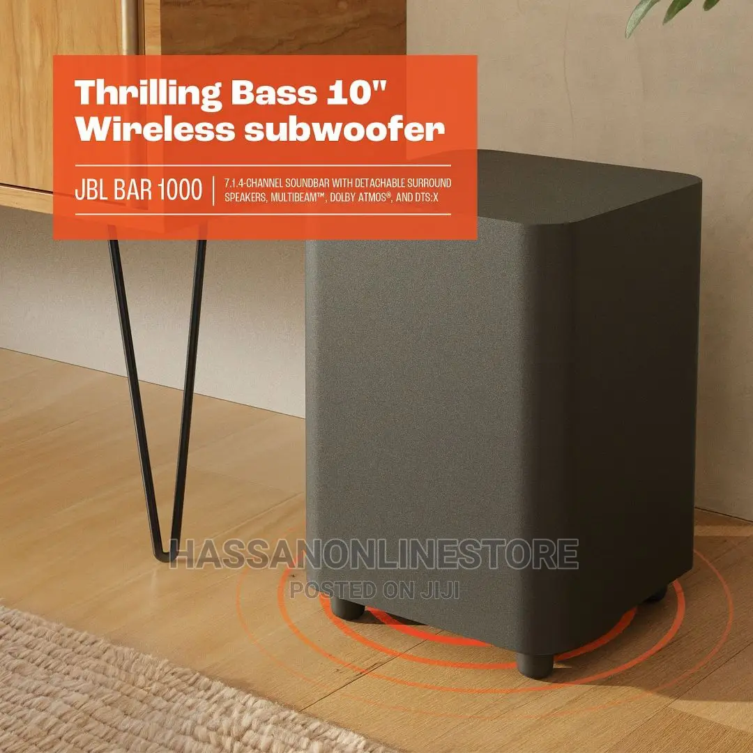 JBL Bar 1000 880w 7.1.4-Channel Dolby Atmos Soundbar
