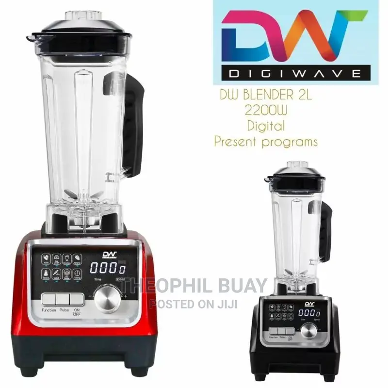 Digiwave Commercial Blender 2L 2200W With Pure Copper Motor