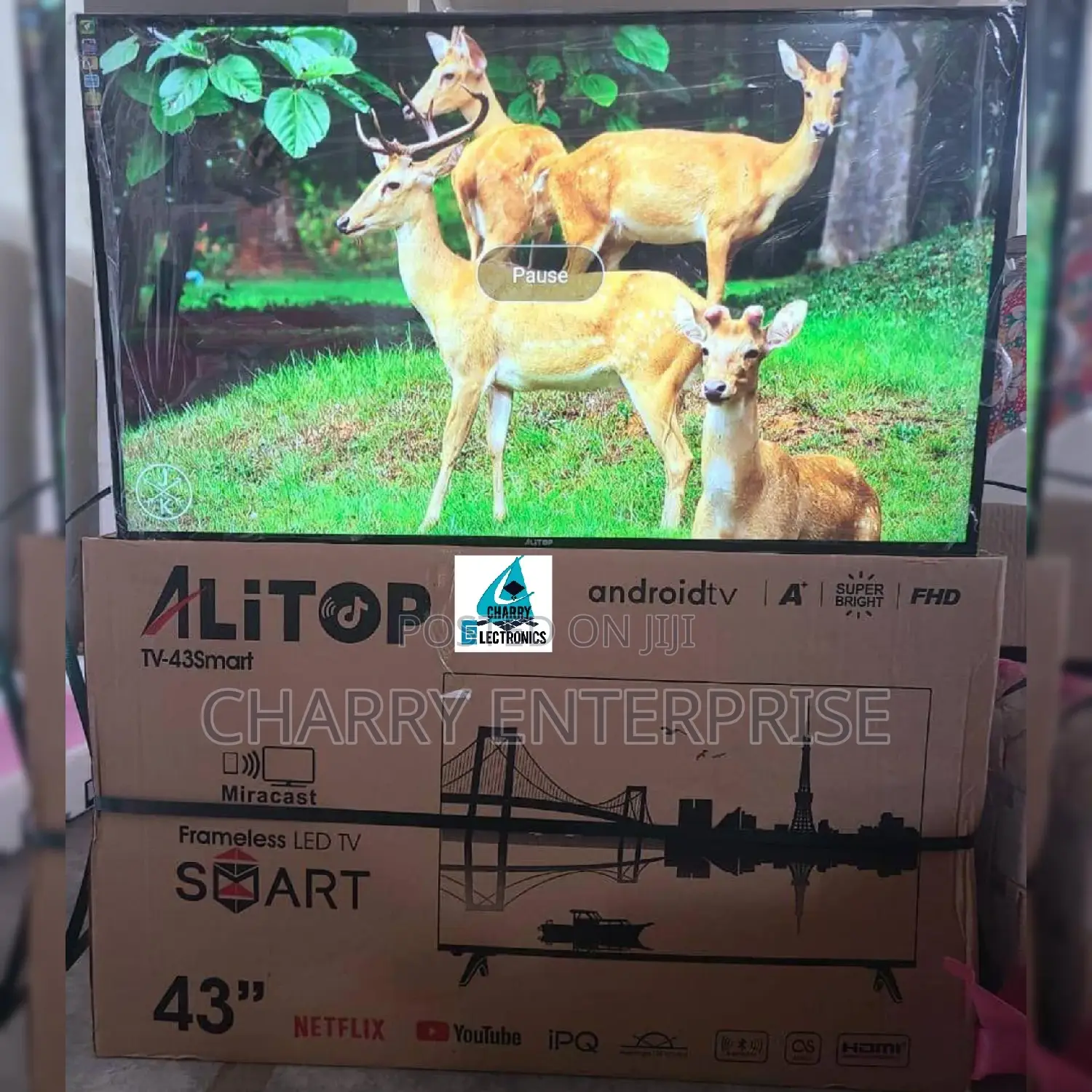 ALITOP Smart Android Full HD Tv43 InchWith Miracast