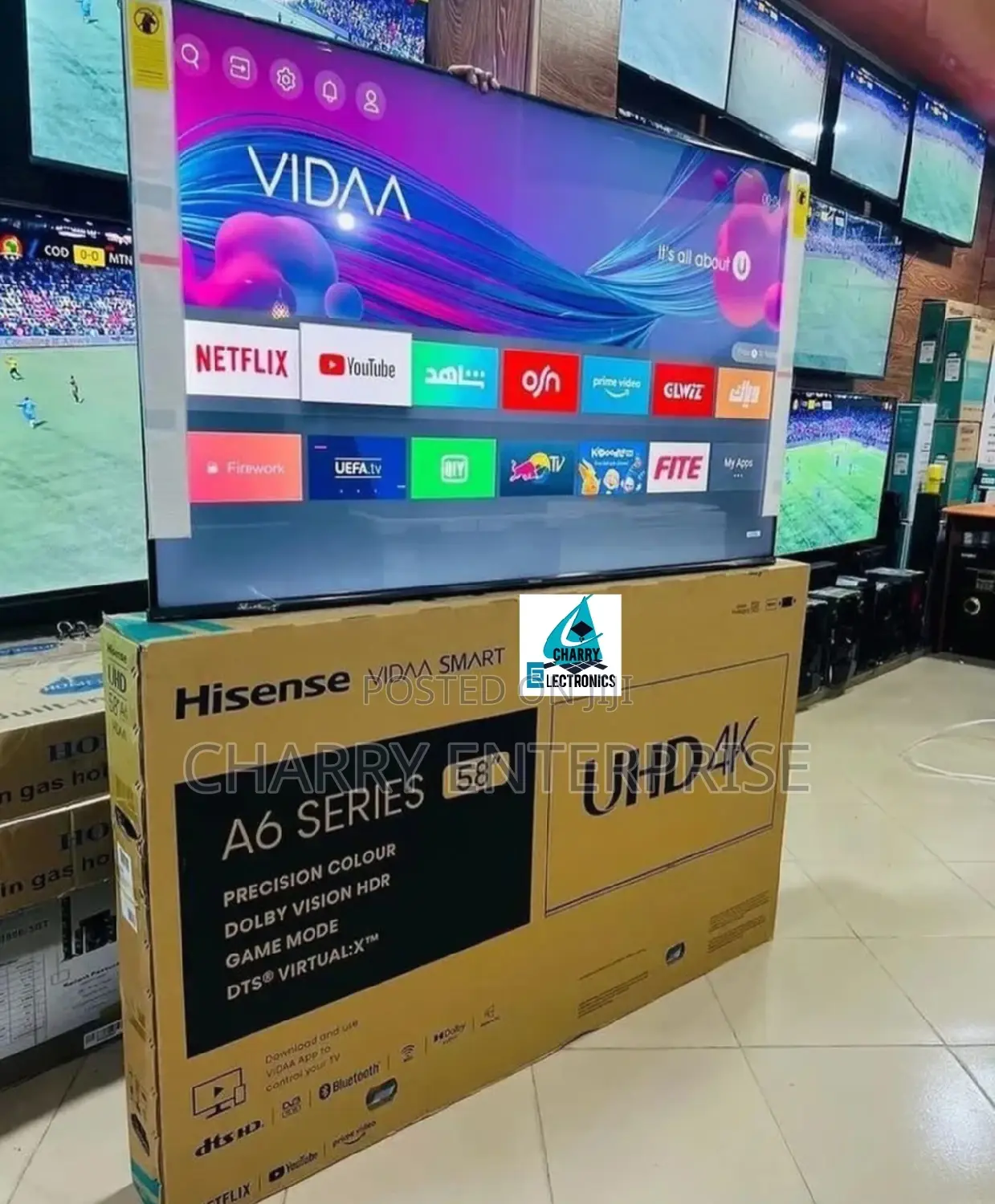 Hisense Smart Uhd A6 Series'58" Inch Bluetootth