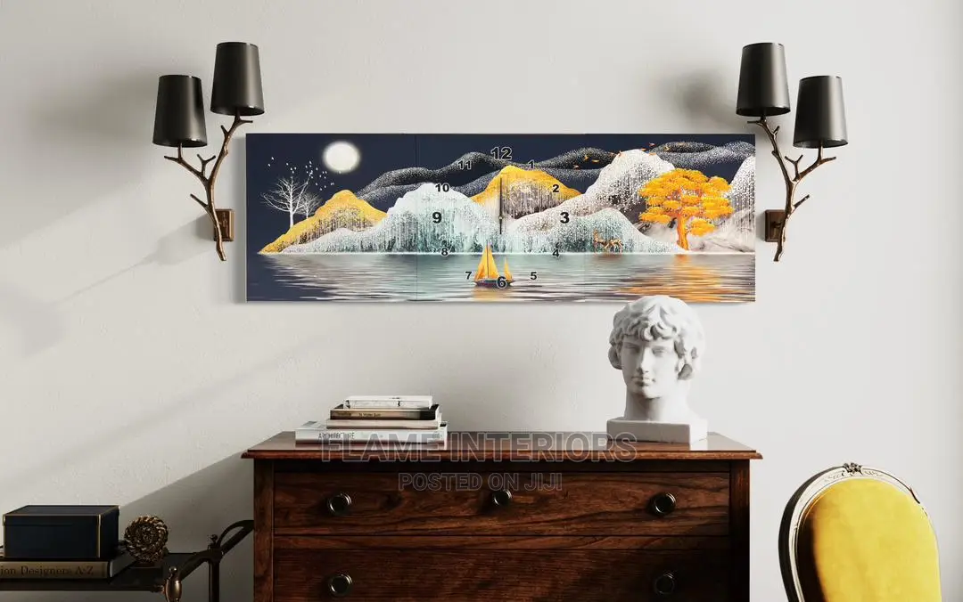 Wall Clocks 3D Pictures (3pcs)