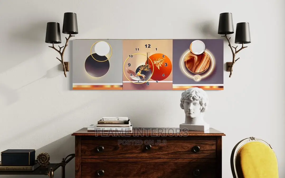 Wall Clocks 3D Pictures (3pcs)