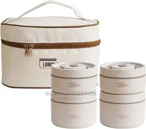 Portable Insulated Thermal Lunch Box Containers Set