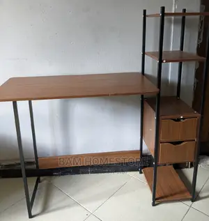 Laptop Table With Shelves