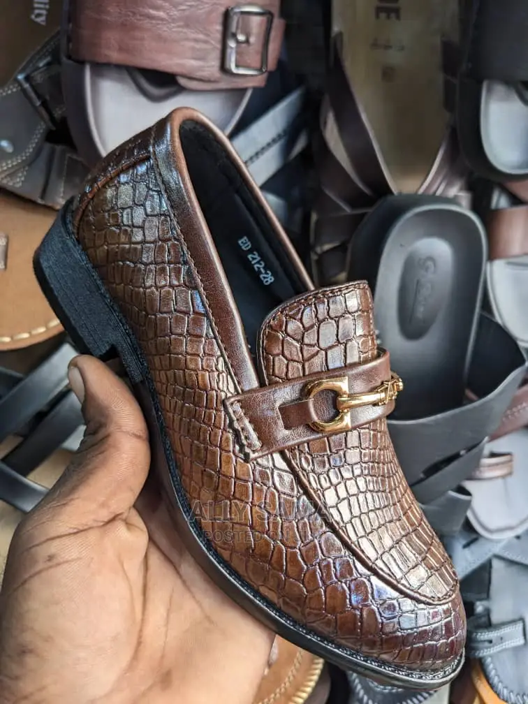 Kids Loafers Brown