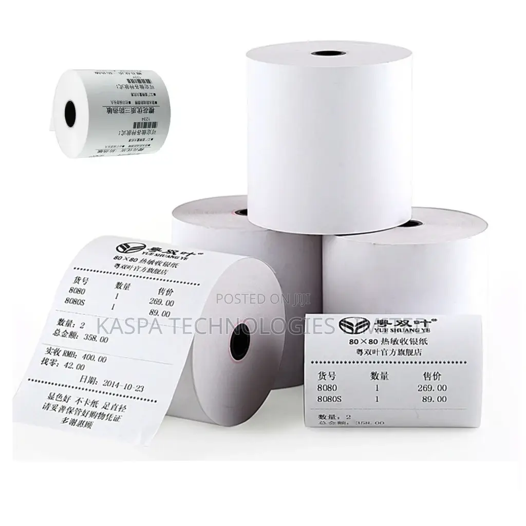 Thermal Receipt Rolls 80 X 60mm