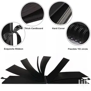 Photo Albums 80 Black Pages Memory Books, A4 Craft Paper DIY