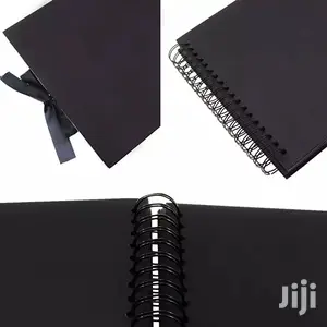 Photo Albums 80 Black Pages Memory Books, A4 Craft Paper DIY