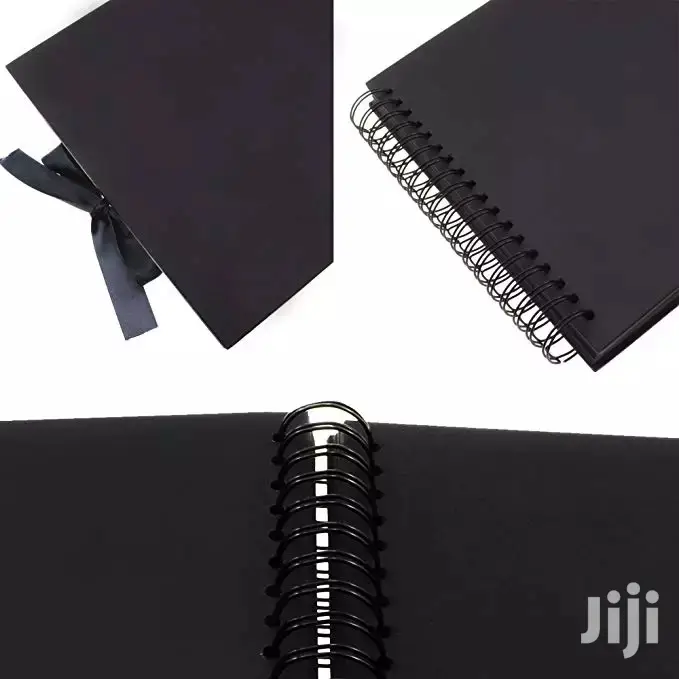 Photo Albums 80 Black Pages Memory Books, A4 Craft Paper DIY