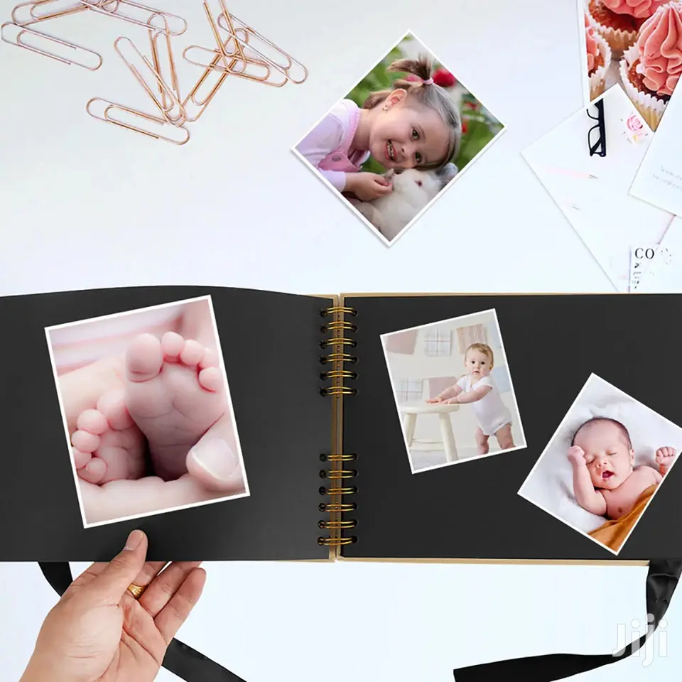 Photo Albums 80 Black Pages Memory Books, A4 Craft Paper DIY
