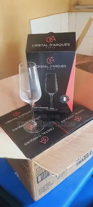 Crystal Glass for Flute Champagne Made in Paris