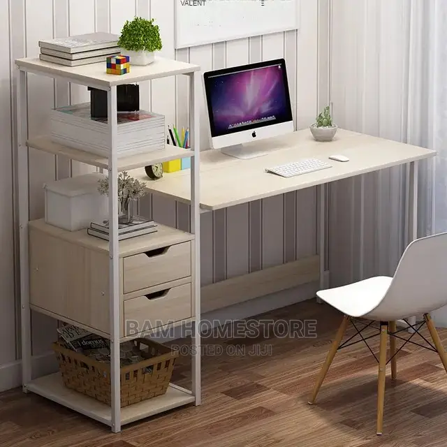 Computer Desk With Shelves