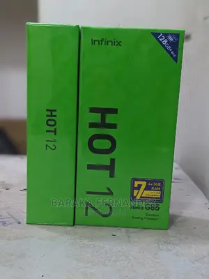 New Infinix Hot 12 128 GB Black