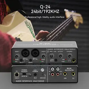 Professional Audio Interfece Sound Card