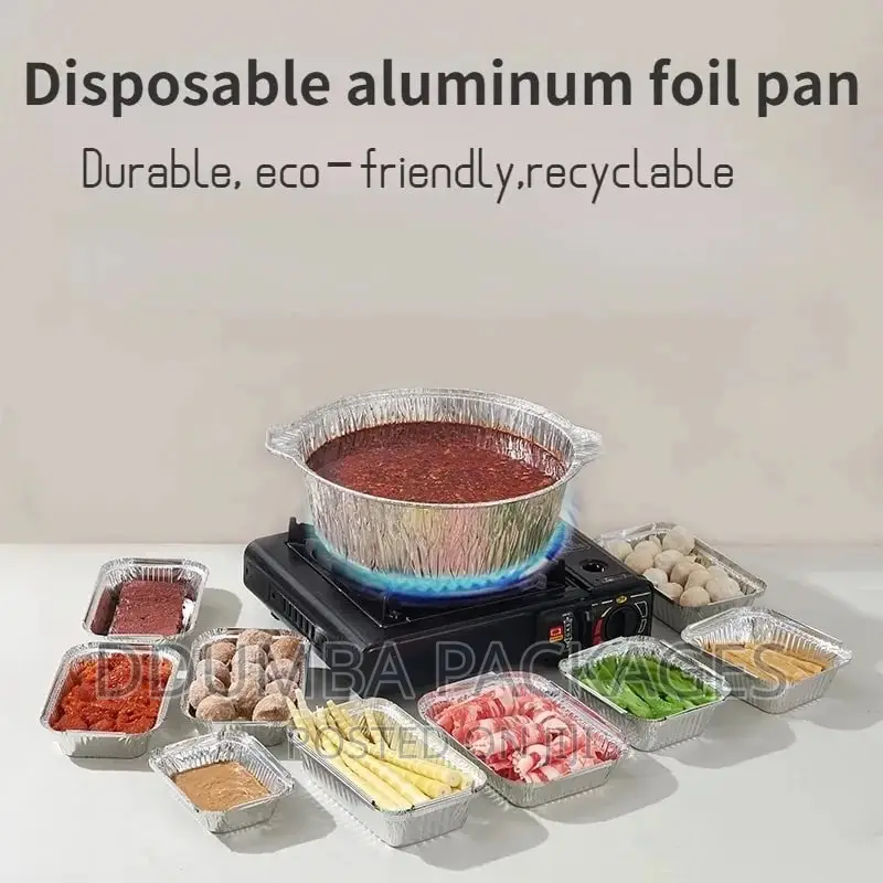 Disposable Foil Pan Ya Kilo 2-35,000/=Pc10