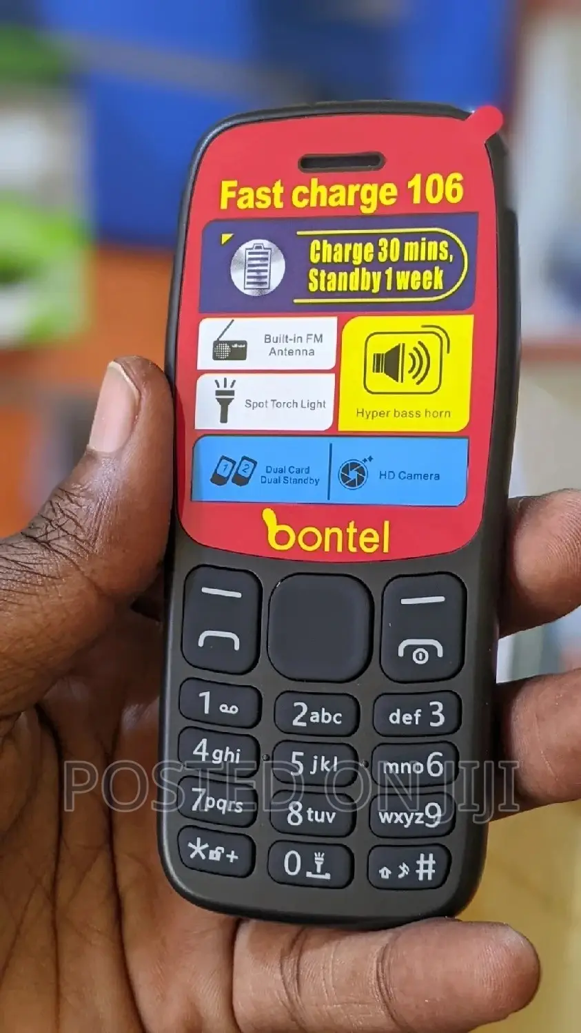 New Bontel 106 8 GB Black