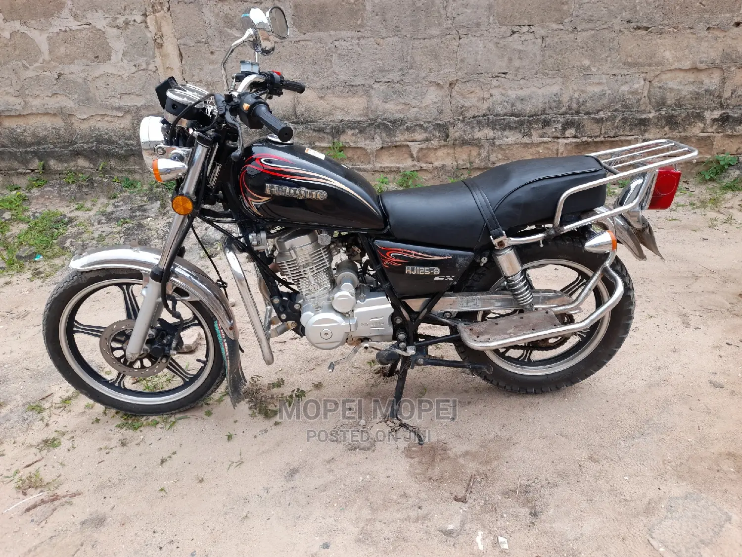 Haojue HJ125-2H 2022 Black