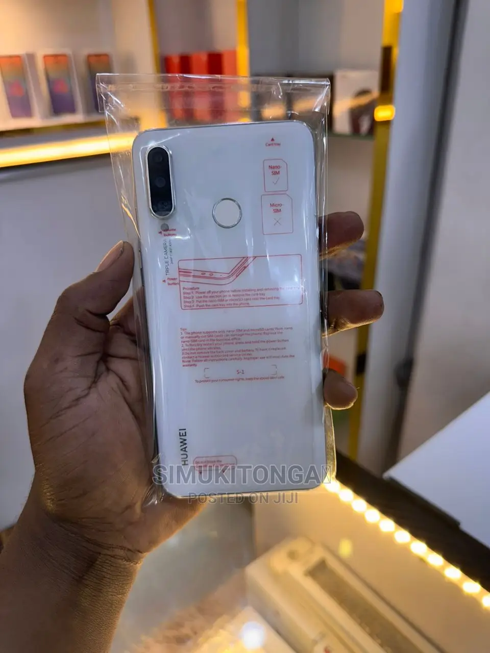 New Huawei P30 Lite 128 GB White