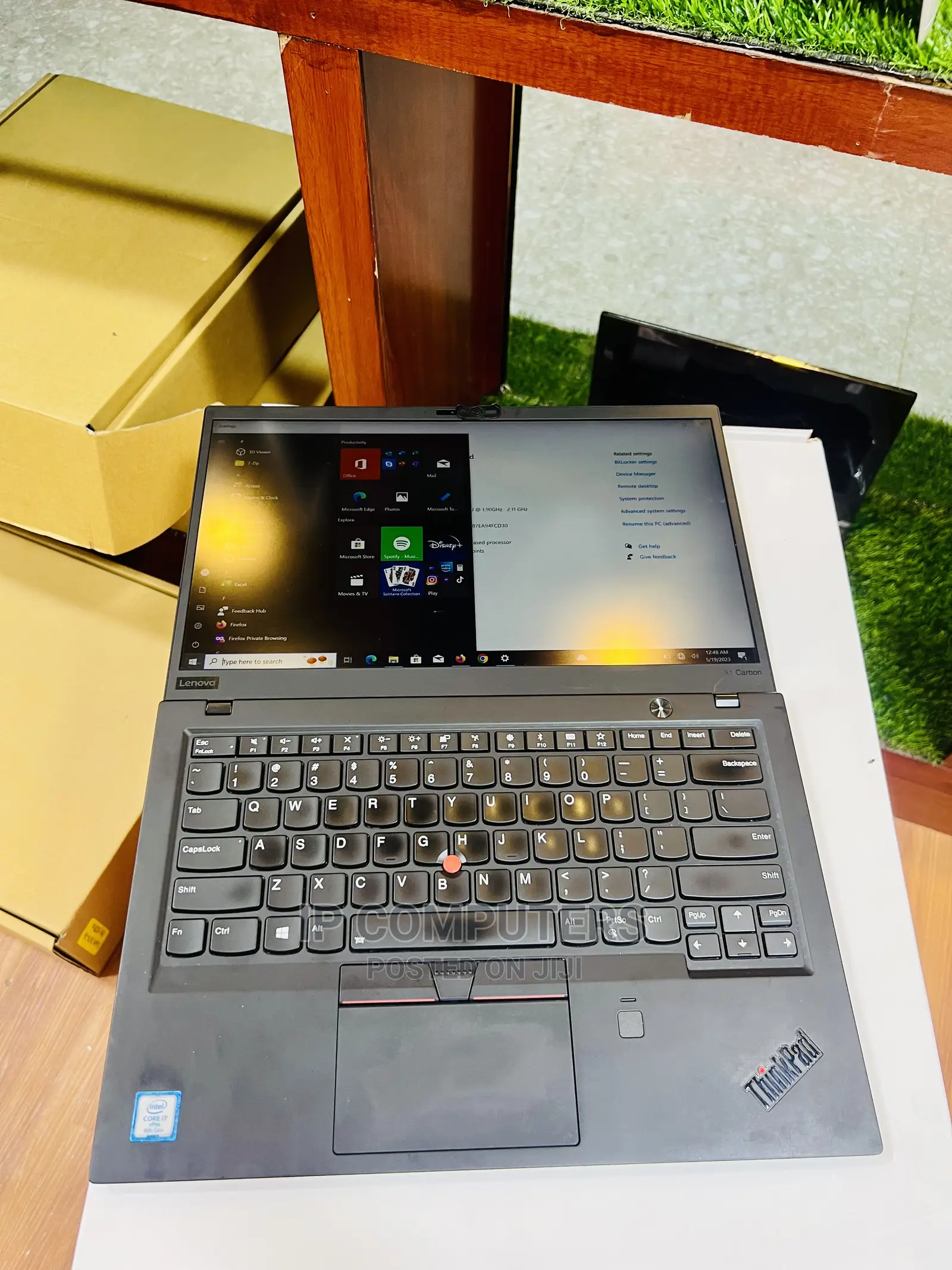 Laptop Lenovo ThinkPad X1 Carbon 16GB Intel Core I7 SSD 512GB