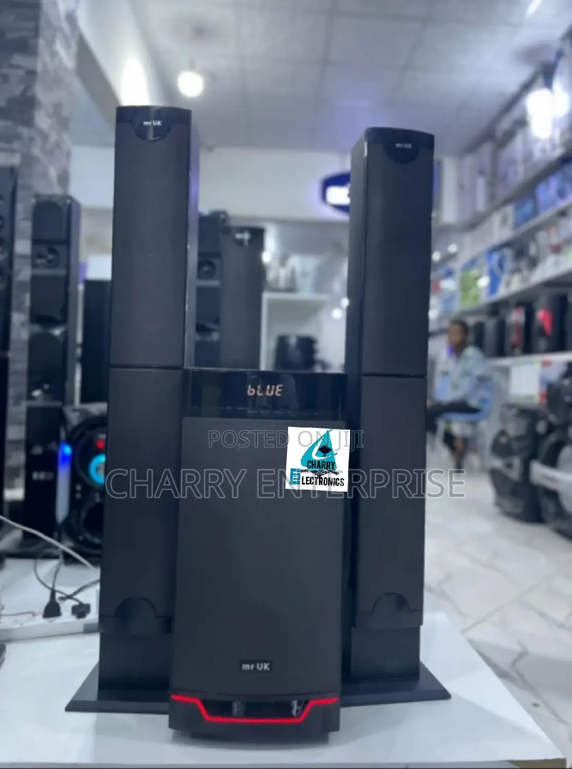 OFFER Mr UK 911B Subwoofer Powerful Sound With LED Light