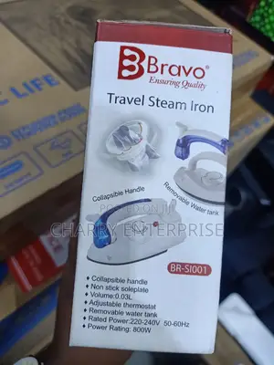 Bravo Travel Steam IRON, Non STICK Soleplate  800W
