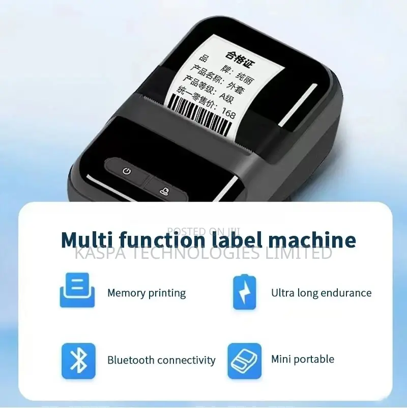 Portable Barcode Printer -KT58L