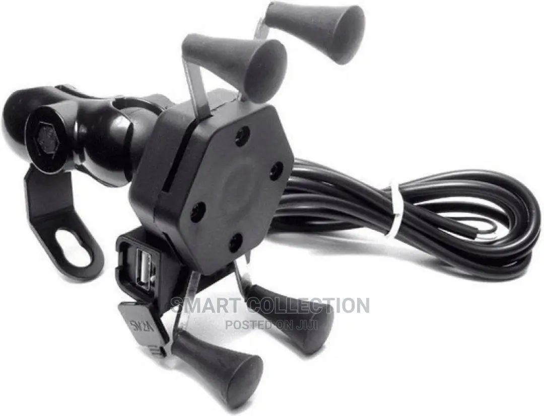 USB Charging Phone Holder for Motorcycle