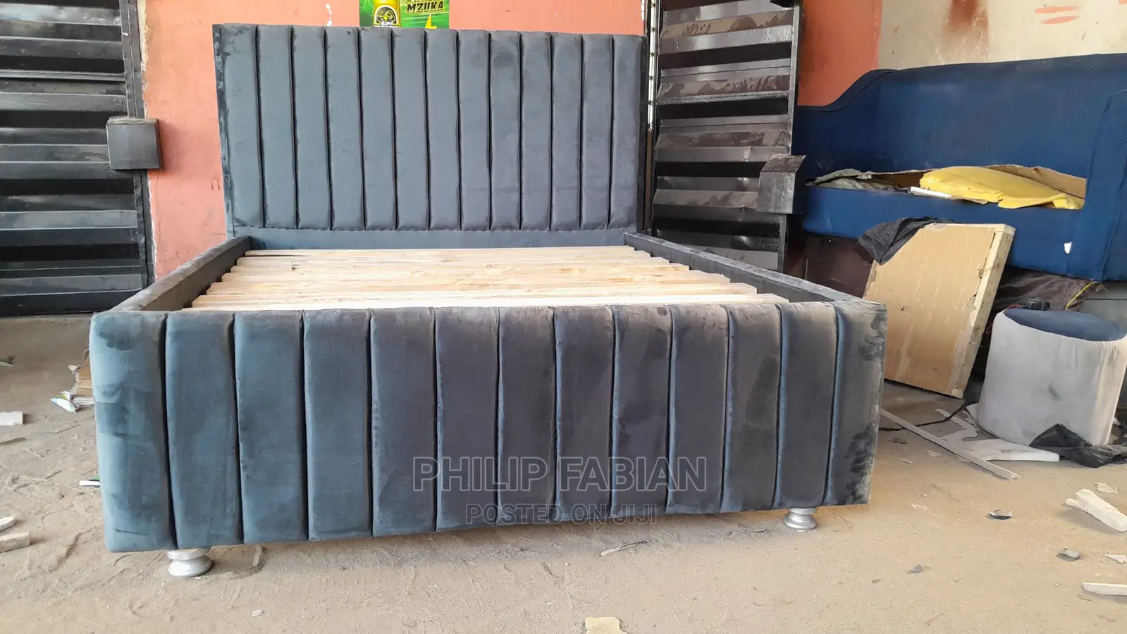 Gray Bed Sofa