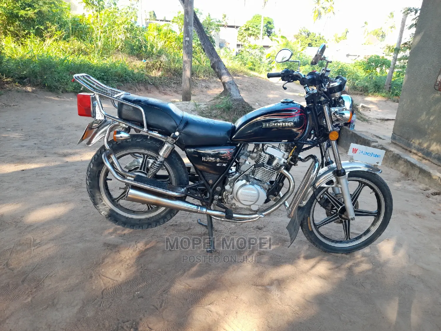 New Haojue HJ125-11A 2022 Black