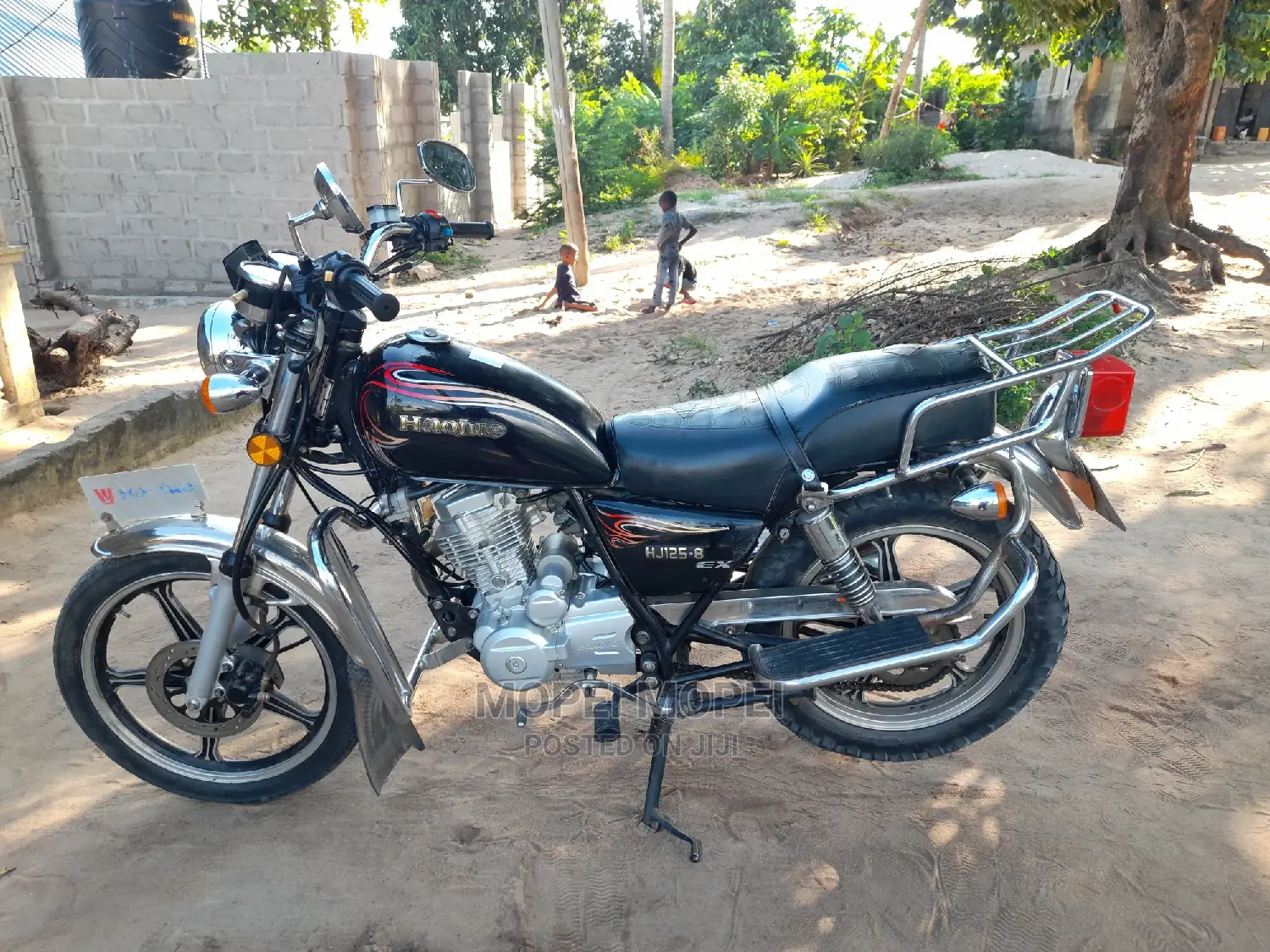 New Haojue HJ125-11A 2022 Black