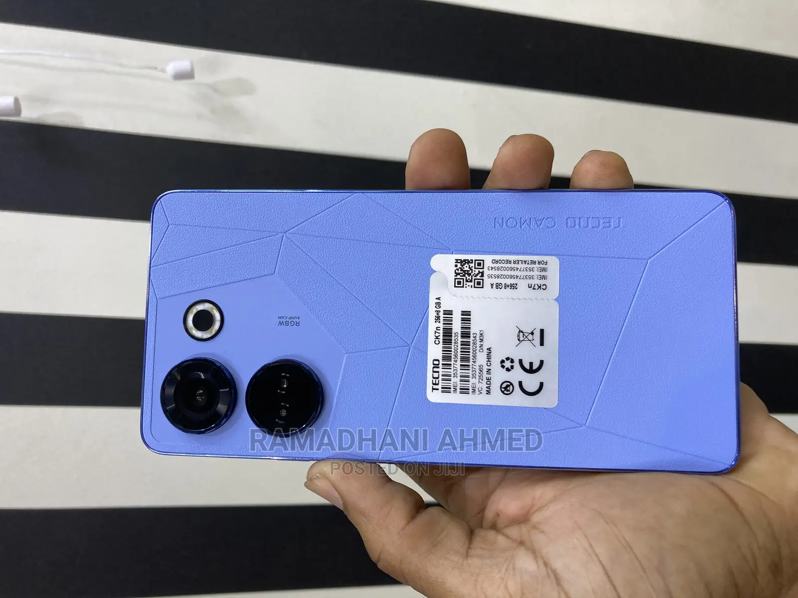 New Tecno Camon 20 256 GB Blue