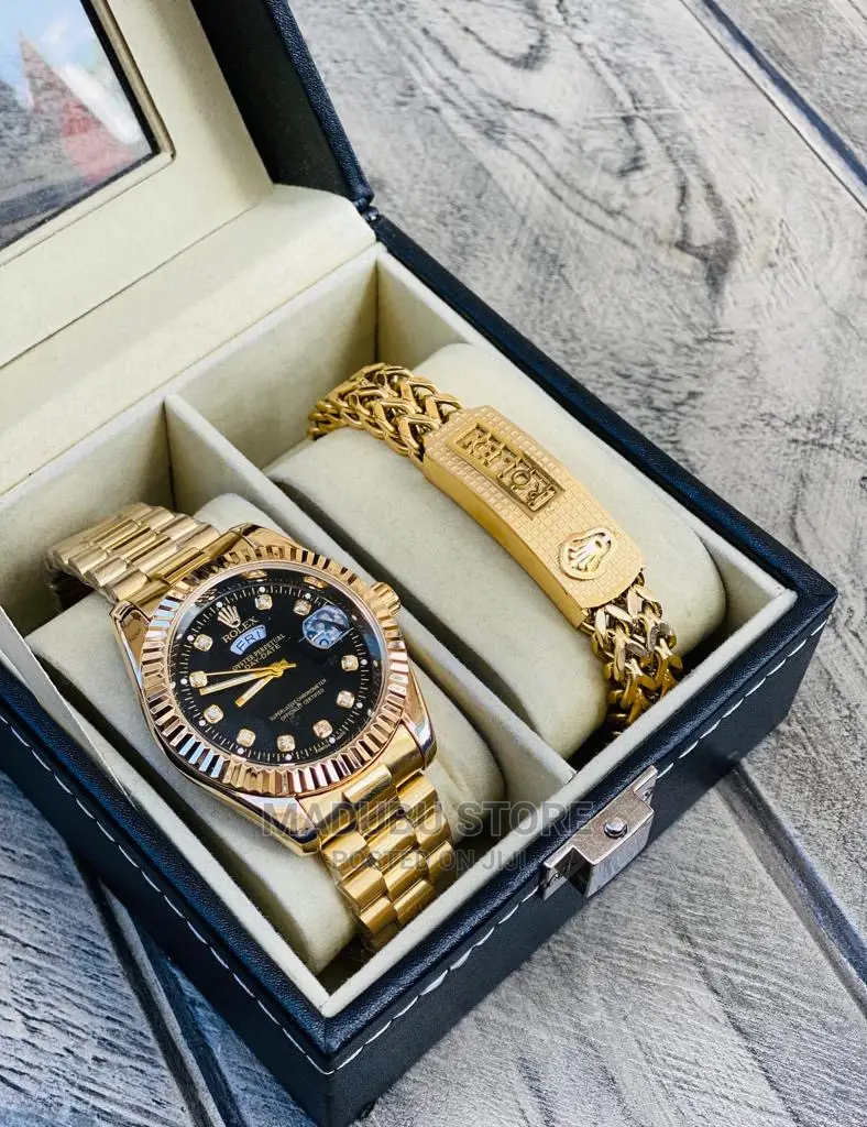 A Set of Rolex Watch and Bracelet
