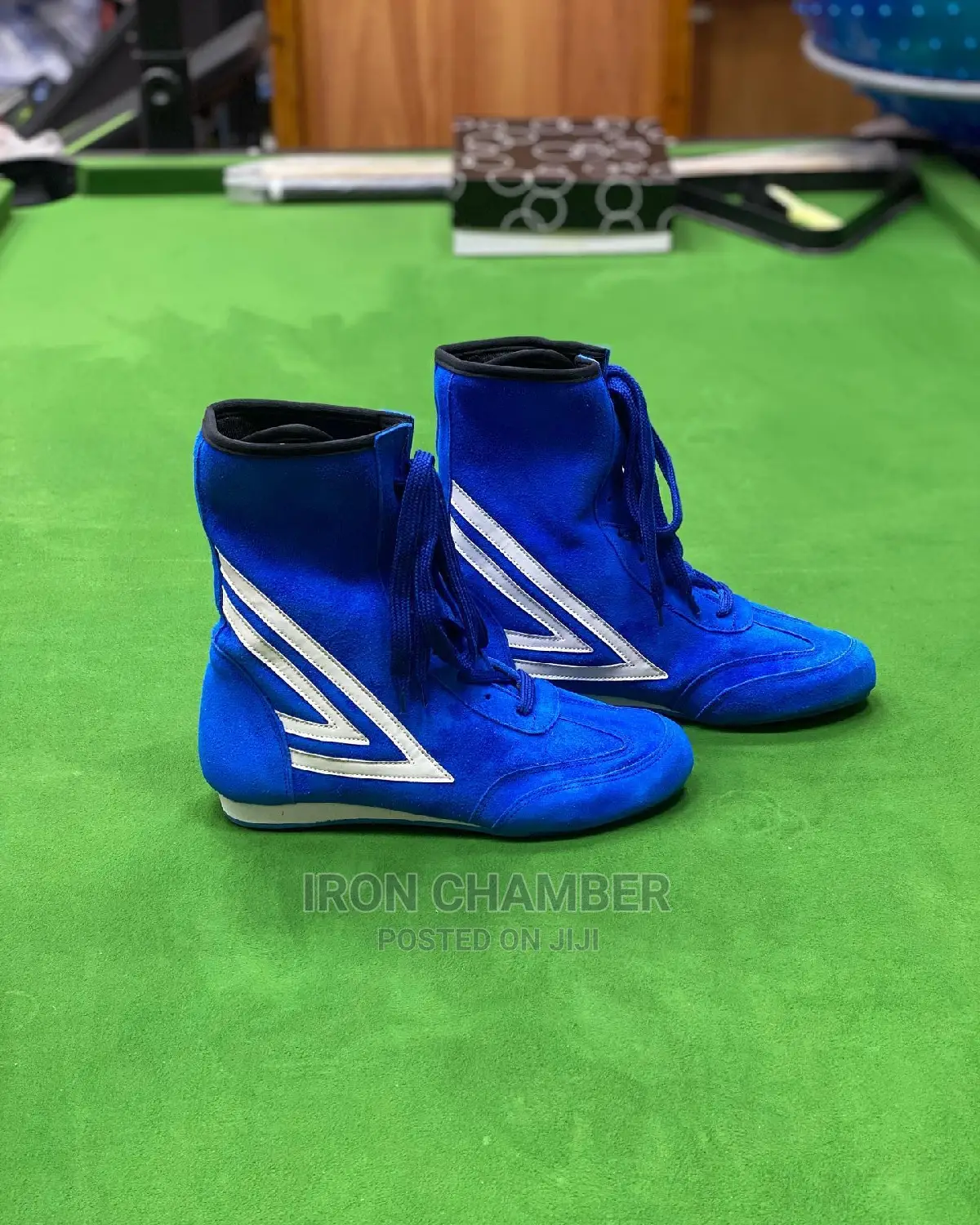 Boxing Boots.(Blue Red)