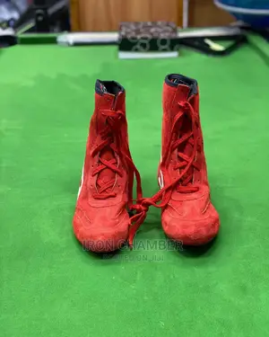 Boxing Boots.(Blue Red)