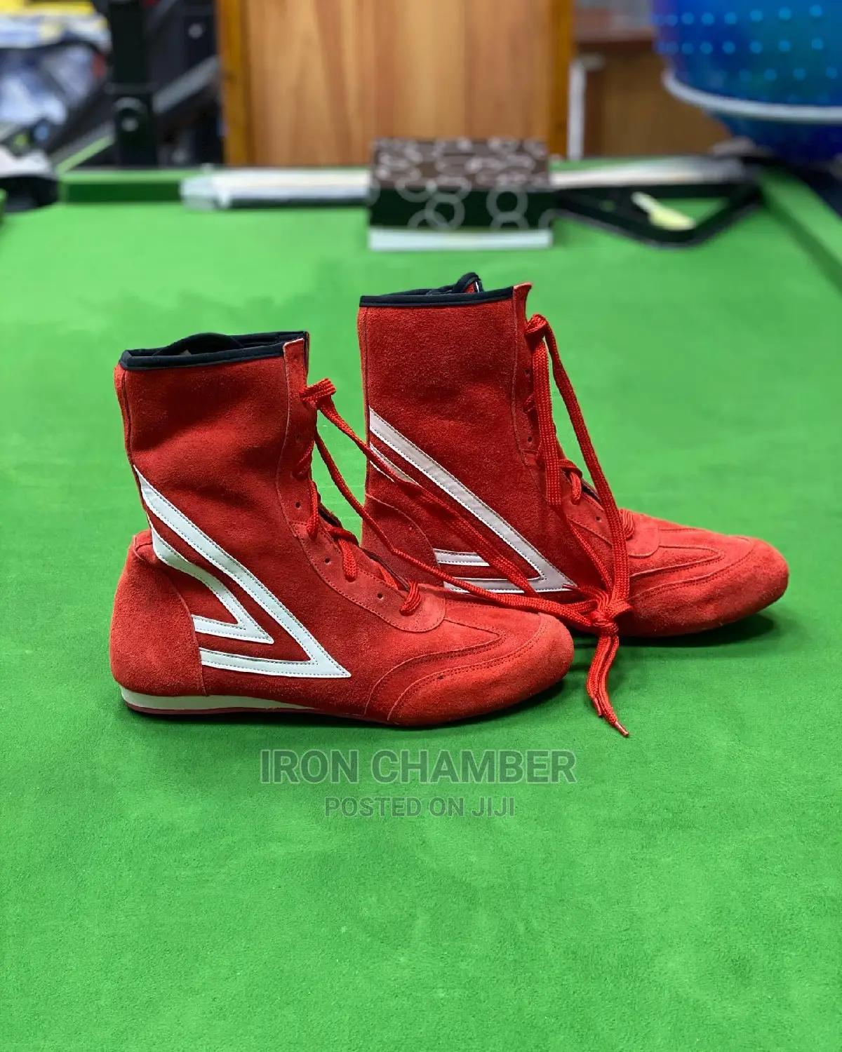 Boxing Boots.(Blue Red)