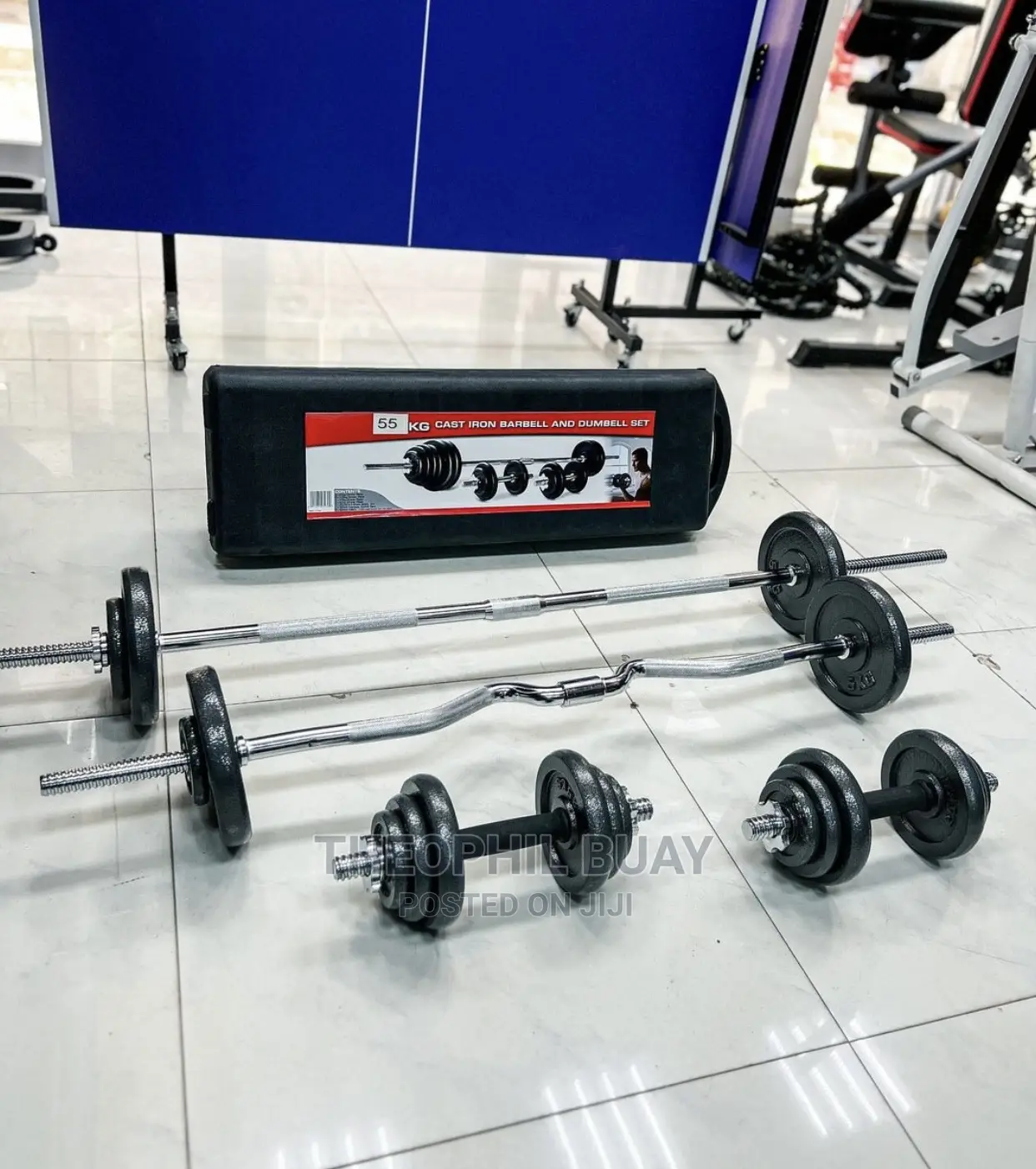 55kg Dumbbells With Different Kind of Bars