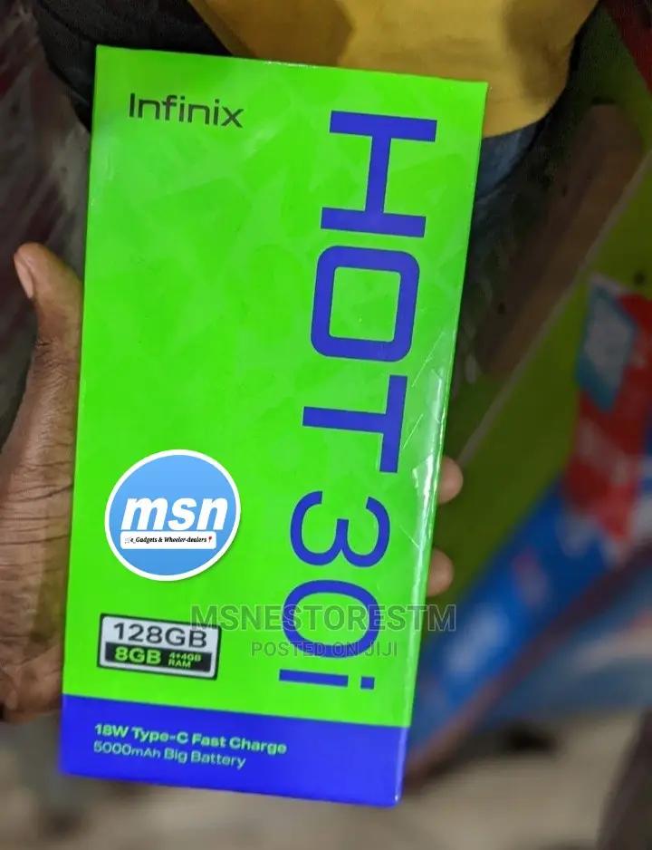 New Infinix Hot 30i 128 GB Black