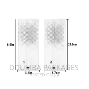 Translucent Plastic Foodbags for Bites Snacks(50 Sticker PCS