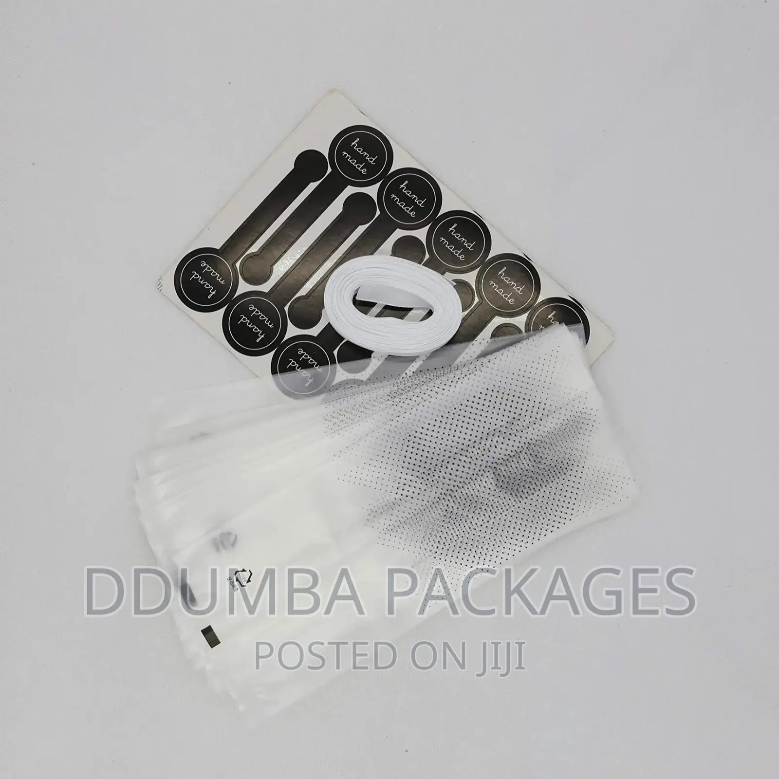 Translucent Plastic Foodbags for Bites Snacks(50 Sticker PCS