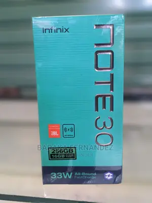 New Infinix Note 30 256 GB Black
