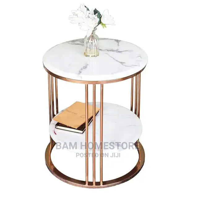 Marble Glass Round Stools