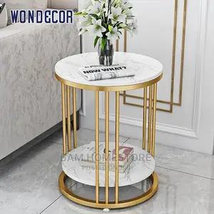 Marble Glass Round Stools