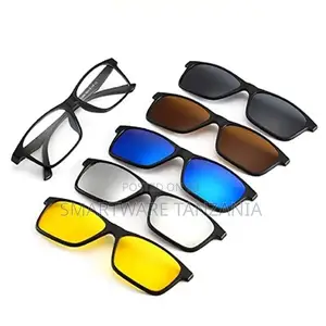 Clip on Adaptive Sunglasses Plastic Frame for Night Driving