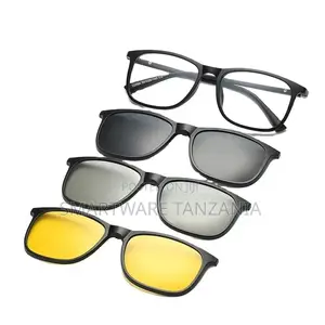 Clip on Adaptive Sunglasses Plastic Frame for Night Driving
